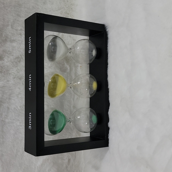Minute Glass Timer 3,4,5 Minute Timer - Picture 1 of 6